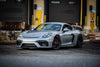 PORSCHE 718 ケイマン GT4 に APEX VS-5RS 19x9J ET50 / 19x11J ET45 サテンブラックを装着