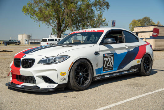 BMW M2 F87 FL-5 Satin Black 18x10.5" ET40 4本セット 1