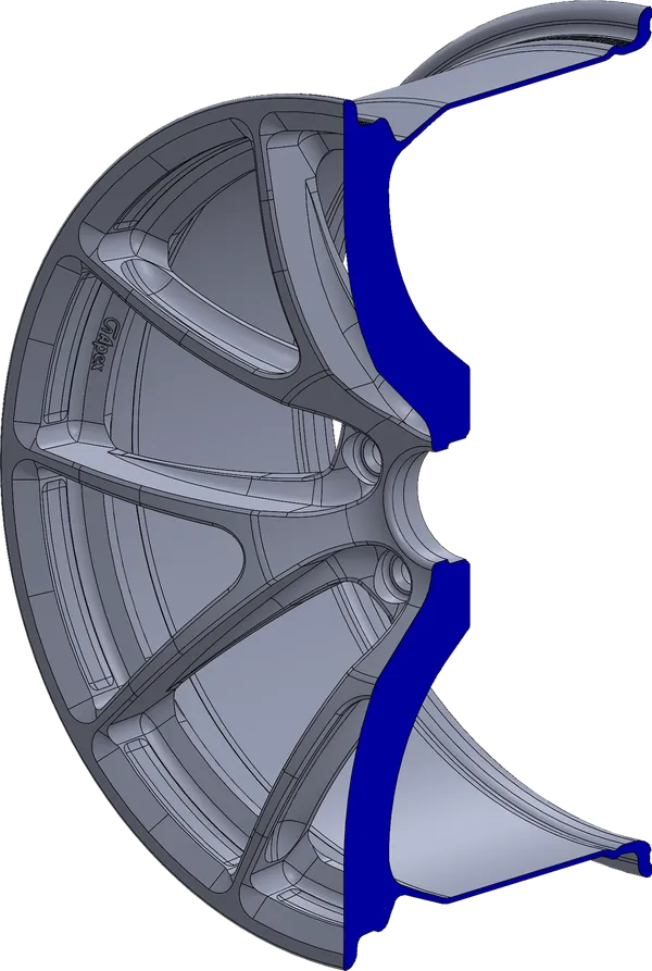 APEX VS-5RE 19inchx10J+25 5x120mm 72.56mm BMW等：エンデューロシリーズ