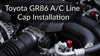 VERUS ENGINEERING(ヴェルスエンジニアリング)A0628A・TOYOTA GRカローラ対応A/Cラインキャップキット：全3色