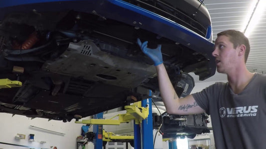 VERUS ENGINEERING(ヴェルスエンジニアリング)A0036A・SUBARU BRZ(ZC6)/トヨタ86対応カーボンポリウィーブ調整可能フロントスプリッター