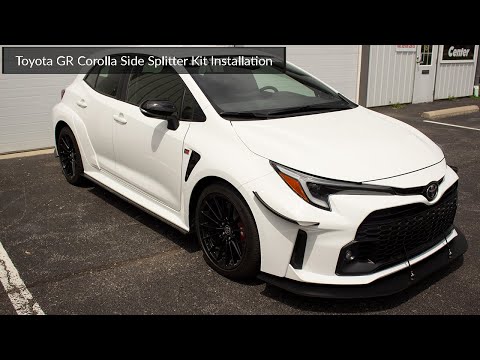 VERUS ENGINEERING(ヴェルスエンジニアリング)A0516A：TOYOTA・GRカローラ用エアロ・ストリートサイドスプリッター