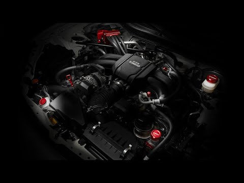 VERUS ENGINEERING(ヴェルスエンジニアリング)A0435A：トヨタGR86・スバルBRZエンジンルームキャップセット（全3色/2タイプ）