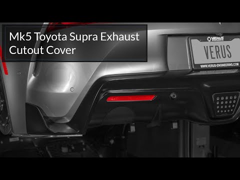 VERUS ENGINEERING(ヴェルスエンジニアリング)A0401A：TOYOTA・SUPRA(A90)：エキゾーストカットアウトカバー