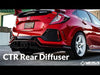 VERUS ENGINEERING(ヴェルスエンジニアリング)A0192A・ホンダ・シビックTYPE-R(FK8)対応アルミ製リアディフューザーセット