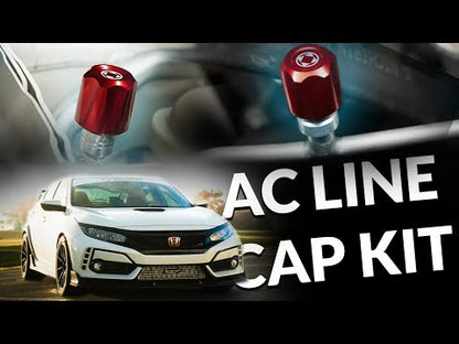 VERUS ENGINEERING(ヴェルスエンジニアリング)A0652A：HONDA シビックタイプR FK8：エアコンラインキャップセット