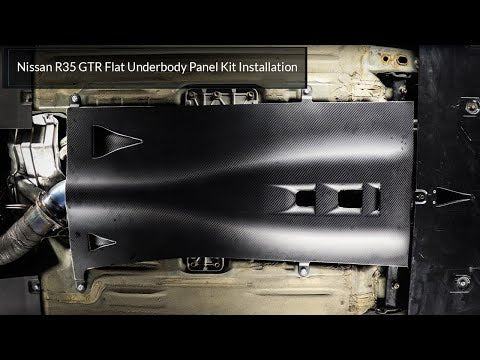 VERUS ENGINEERING(ヴェルスエンジニアリング)A0112A： NISSAN：R35GT-R ドライカーボンフラットアンダーボディパネル