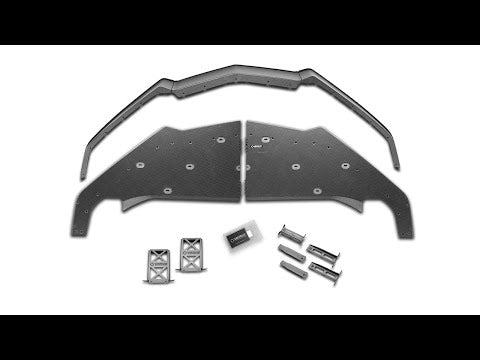 VERUS ENGINEERING(ヴェルスエンジニアリング)A0698A：シボレー・コルベットスティングレー（C8)：フロントスプリッターキットWFスペック