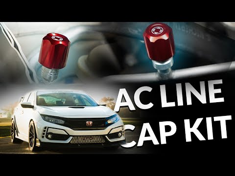 VERUS ENGINEERING(ヴェルスエンジニアリング)A0683A：エアコンラインキャップセット：ホンダシビックタイプR：FL5：全3色