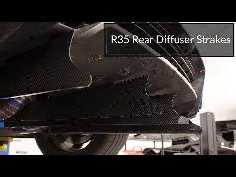 VERUS ENGINEERING(ヴェルスエンジニアリング)A0090A：ヴェルスエンジニアリング： NISSAN：R35GT-R カーボンリアディフューザーストレイクキット