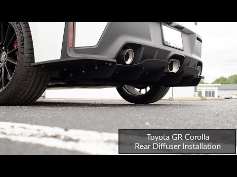 VERUS ENGINEERING(ヴェルスエンジニアリング)A0513A：TOYOTA・GRカローラ用エアロ・リアディフューザー
