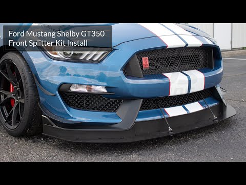 VERUS ENGINEERING(ヴェルスエンジニアリング)A0285A：Shelby GT350：フロントスプリッターキット