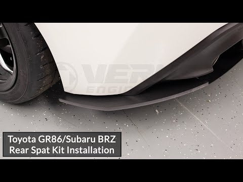 86 BRZ リアスパッツ BRZ スバル ZC6 後期 リア サイド スプリッター スパッツ