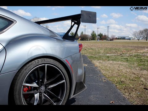 VERUS ENGINEERING(ヴェルスエンジニアリング)A0268A：GR SUPRA A90/A91：カーボンポリウィーブリアスパッツ