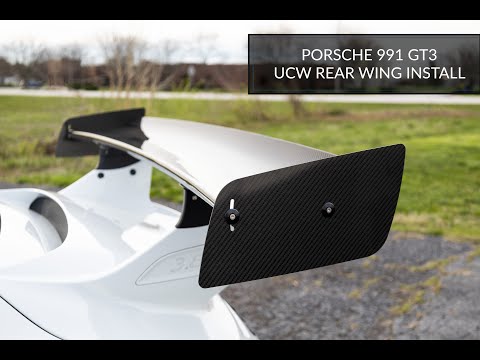 VERUS ENGINEERING(ヴェルスエンジニアリング)A0211A：PORSCHE 911(991)・GT3・UCWリアウイングキット