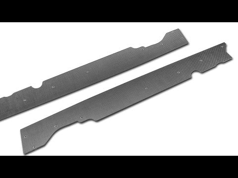 VERUS ENGINEERING(ヴェルスエンジニアリング)A0313A：シボレー・コルベットスティングレー（C8)：カーボンポリウィーブサイドスプリッター