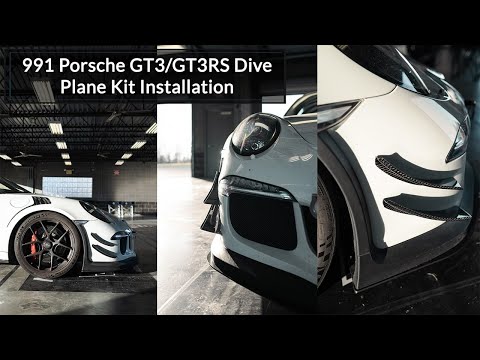 VERUS ENGINEERING(ヴェルスエンジニアリング)A0238A：ポルシェ：PORSCHE 991.1：GT3/GT3RS：デュアルダイブプレーン（カナード）：グロス/マット