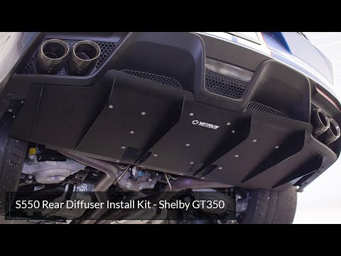 VERUS ENGINEERING(ヴェルスエンジニアリング)A0279A：FORD S550 Mustang：リアディフューザー用デフクーラーインストールキット