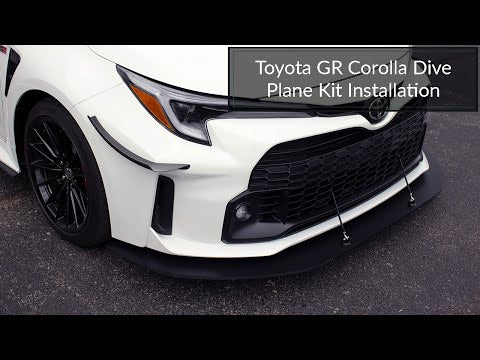 VERUS ENGINEERING(ヴェルスエンジニアリング)A0512A：TOYOTA・GRカローラ用エアロ・ダイブプレーン（カナード）