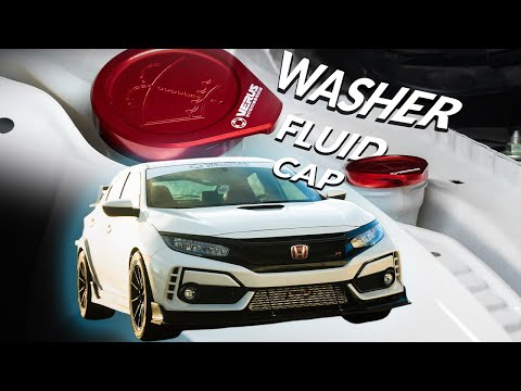 VERUS ENGINEERING(ヴェルスエンジニアリング)A0632A：ウォッシャーフルードキャップ：HONDAシビックタイプR：FK8：K20C：全3色