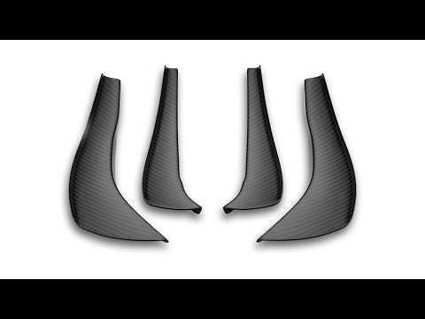 VERUS ENGINEERING(ヴェルスエンジニアリング)A0265A：シボレー・コルベットスティングレー（C8)：デュアルダイブプレーン（カナード）キット