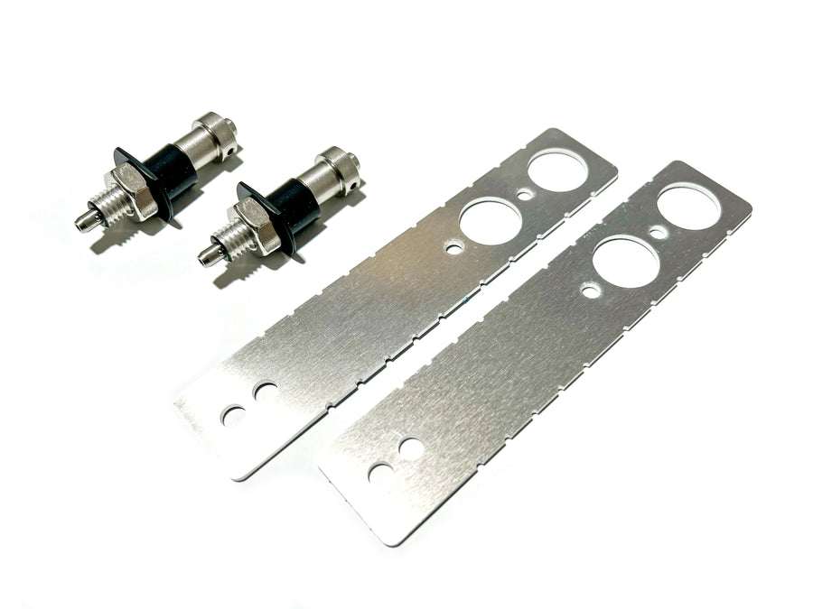 RK-ONLINE：プッシュロッドナンバーステーキット：汎用：ブラックヘッド：30mm幅ｘ100mm/135mmモデル：2本セット：86後期・BRZ対応モデル