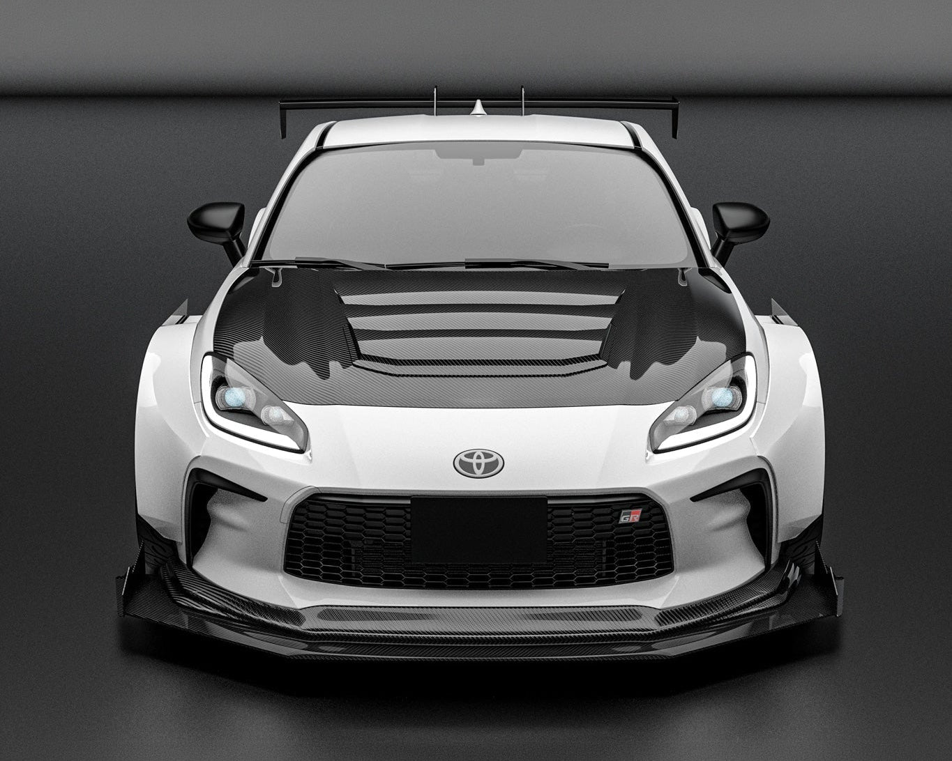 SAYBER DESIGN TOYOTA GR86 SUPER GT SWAN NECK WING 1778mm (ZN8)：GT