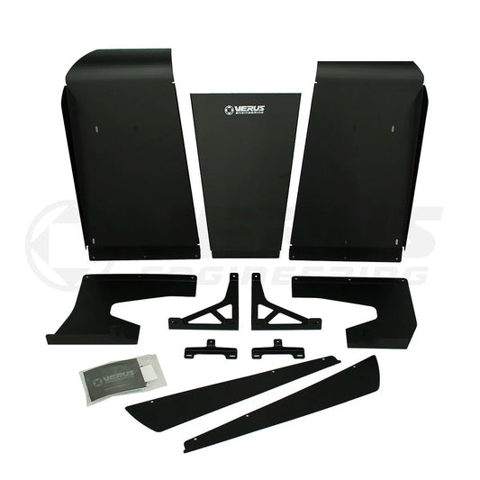 VERUS ENGINEERING(ヴェルスエンジニアリング)A0192A・ホンダ・シビックTYPE-R(FK8)対応アルミ製リアディフューザーセット