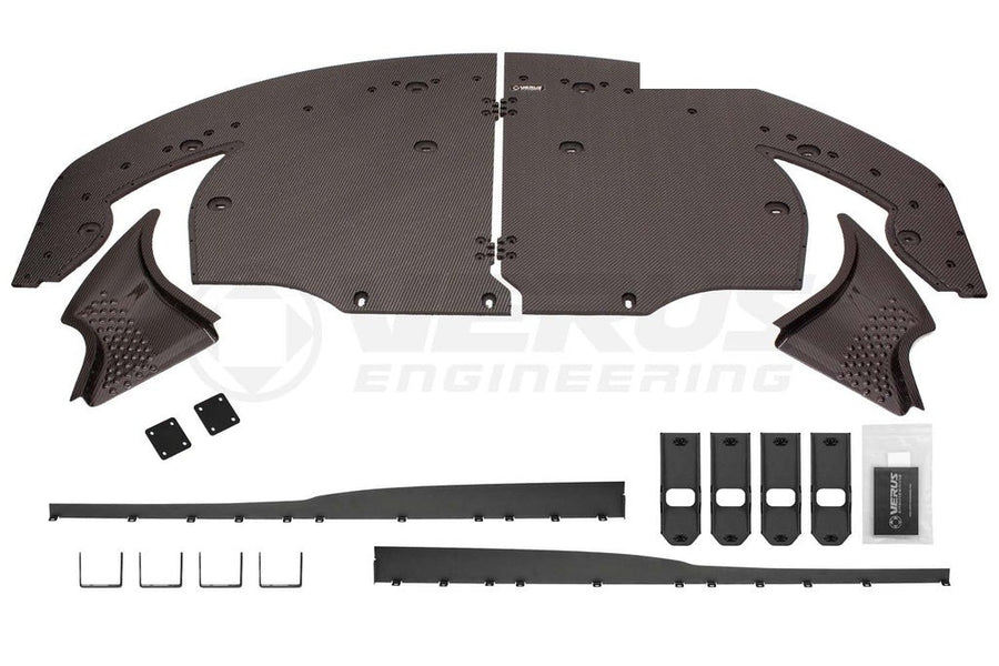 VERUS ENGINEERING(ヴェルスエンジニアリング)A0420A：TOYOTA GR SUPRA(A90/A91)ハイダウンフォースフロントスプリッターキット
