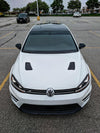 VERUS ENGINEERING(ヴェルスエンジニアリング)A0140A：VW Golf R / GTI (MK7)フードルーバーキット：ブラック：2枚セット