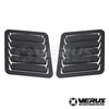 VERUS ENGINEERING(ヴェルスエンジニアリング)A0065A：TOYOTA 86(ZN6) SUBARU BRZ(ZC6)：ボンネットルーバーキット：左右セット：ブラックパウダーコート/無塗装