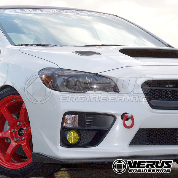 VERUS ENGINEERING(ヴェルスエンジニアリング)A0053A：SUBARU  WRX(VAB)：フードルーバーキット：左右セット：ブラックパウダーコート