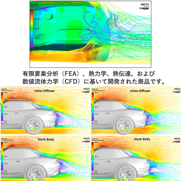 VERUS ENGINEERING(ヴェルスエンジニアリング)A0054A：MAZDA ロードスター（ND5RC/NDERC）：リアディフュ –  RK-ONLINE