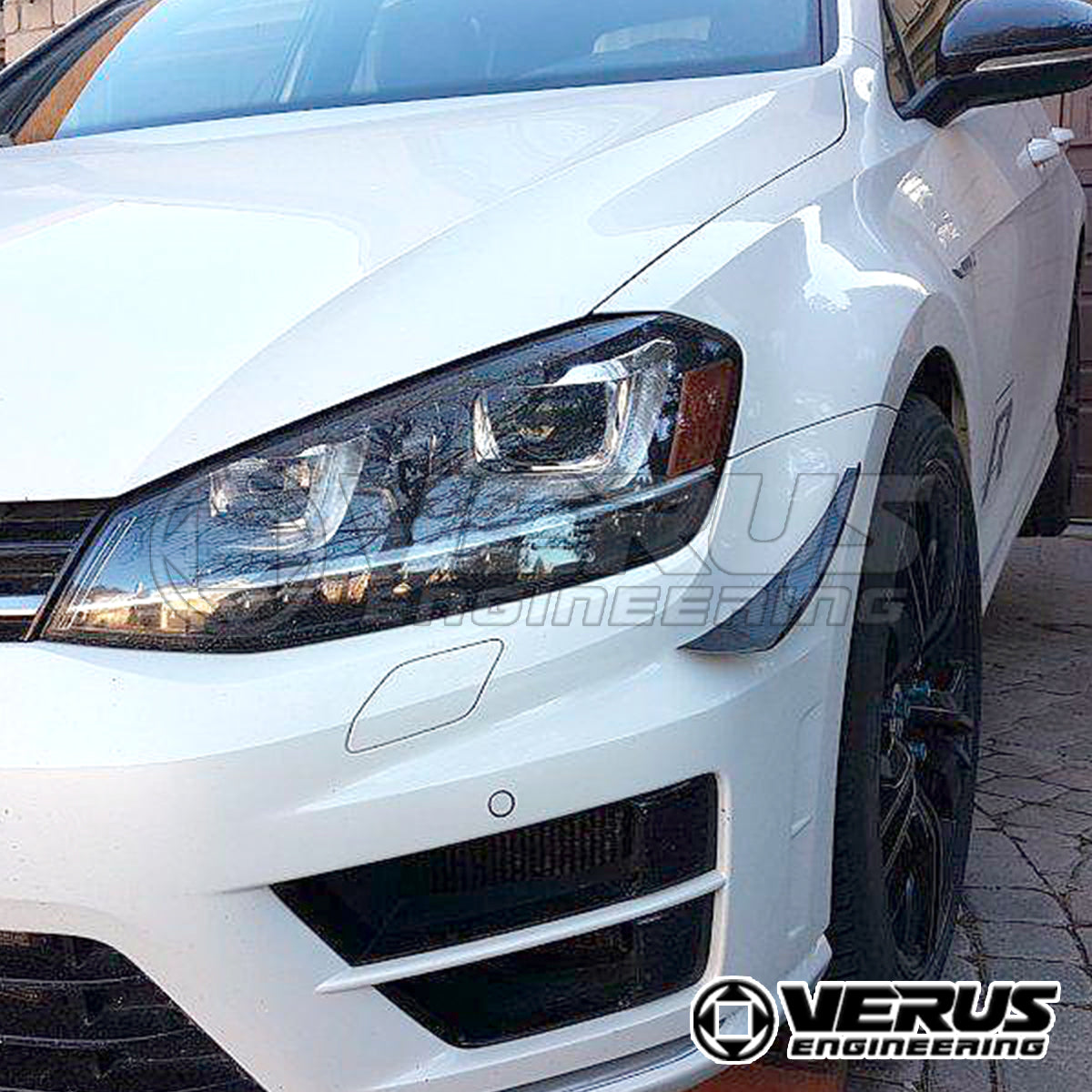 VERUS ENGINEERING(ヴェルスエンジニアリング)A0129A：VW GOLF R(MK7)GOLF7：カーボンダイブプレーンキット（カナード）