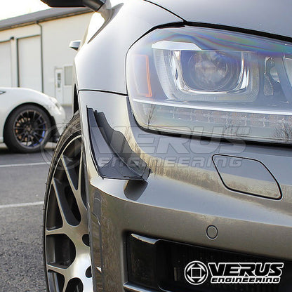 VERUS ENGINEERING(ヴェルスエンジニアリング)A0129A：VW GOLF R(MK7)GOLF7：カーボンダイブプレーンキット（カナード）