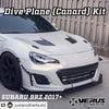 VERUS ENGINEERING(ヴェルスエンジニアリング)A0139A：SUBARU BRZ(ZC6後期専用) ダイブプレーン ドライカーボン製カナードセット