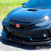 VERUS ENGINEERING(ヴェルスエンジニアリング)A0193A・ヴェルスエンジニアリング・ホンダ・シビックTYPE-R(FK8)対応フロントスプリッター：コネクティングロッド付き