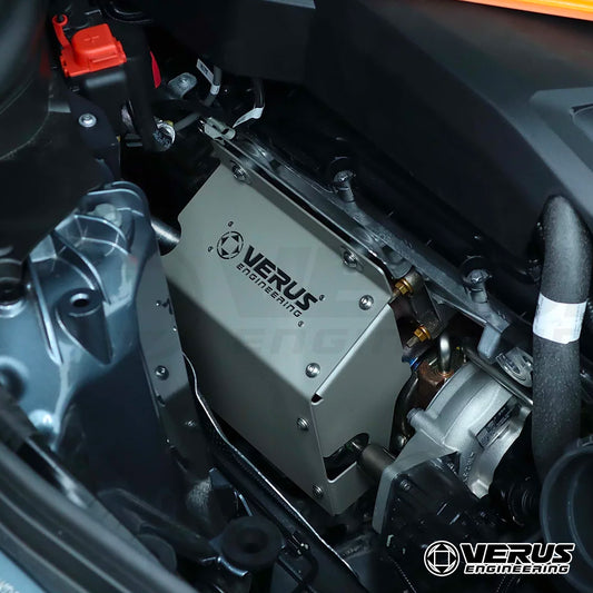 VERUS ENGINEERING(ヴェルスエンジニアリング)A0217A：TOYOTA・GR：A90スープラ・SUPRA・タービンヒートガード：2色（シルバー・ブラック）