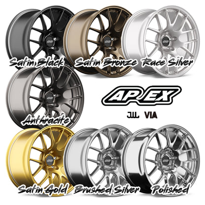 ●APEX SM10 19inchx9.5J +25 5x112mm TOYOTA GR SUPRA フローフォームモデル 全2色