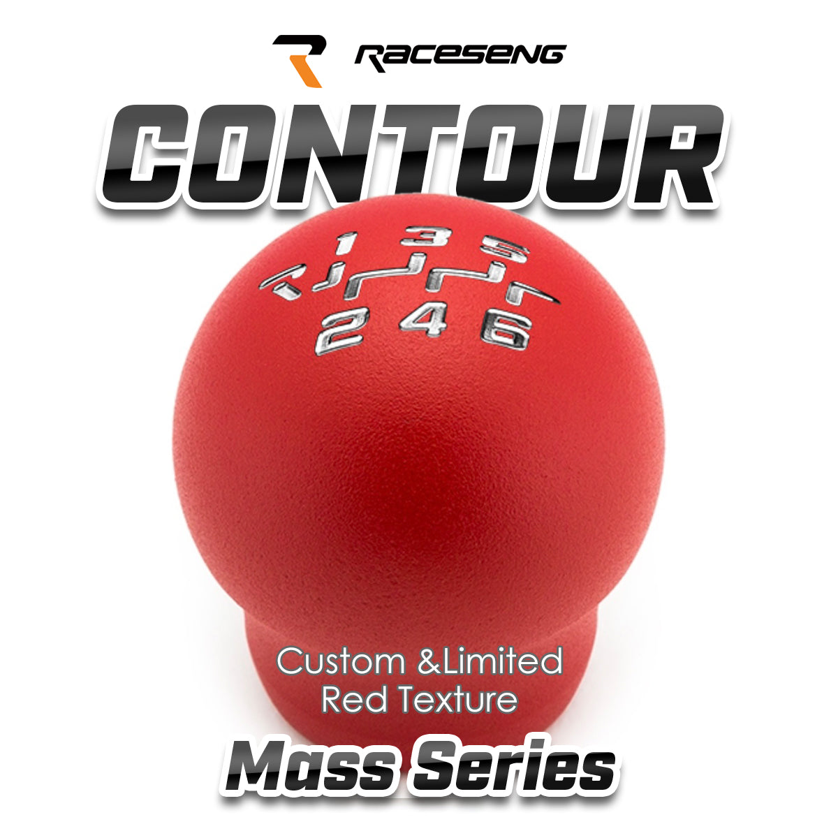 RACESENG レースセングシフトノブ MASSシリーズ CONTOUR コンツアー カスタムカラー・限定カラー