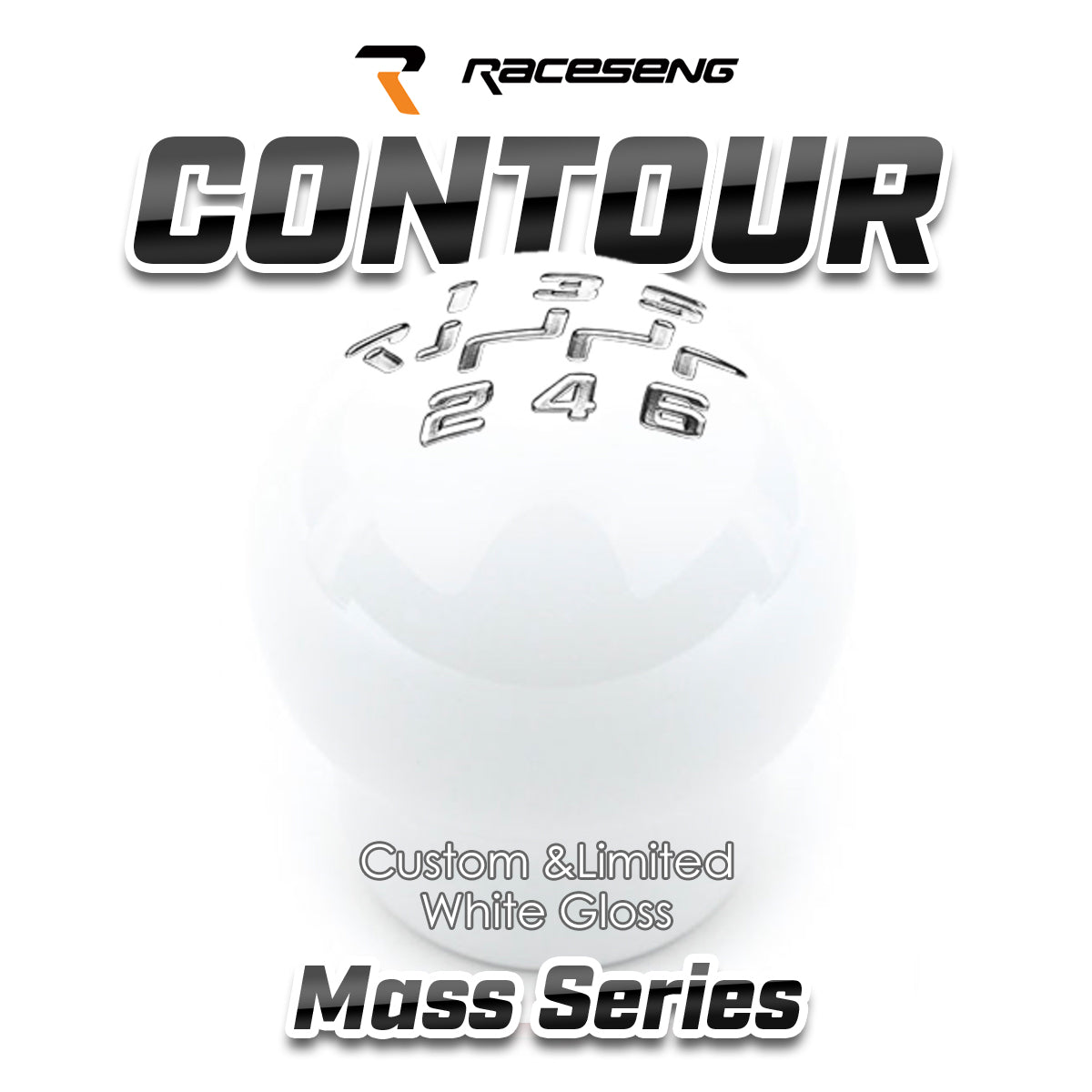 RACESENG レースセングシフトノブ MASSシリーズ CONTOUR コンツアー カスタムカラー・限定カラー