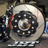 ■JBTブレーキキャリパー8POT（FM8）+2ピース356mmスリットローター＋ブラケット＋パッド＋ブレーキホース：フロントフルセット：全10色