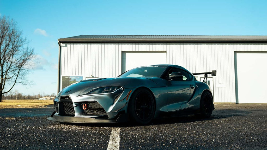 VERUS ENGINEERING(ヴェルスエンジニアリング)A0458A：TOYOTA・SUPRA(A90)：ドライカーボンインテークダクトキット