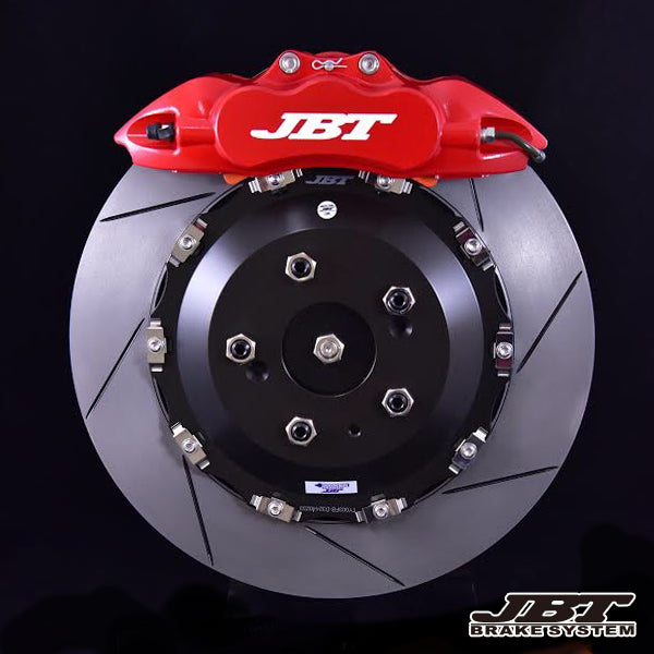 ■JBTブレーキキャリパー6POT（JB6P）+2ピース355mmスリットローター＋ブラケット＋パッド＋ブレーキホース：フロントフルセット：全11色