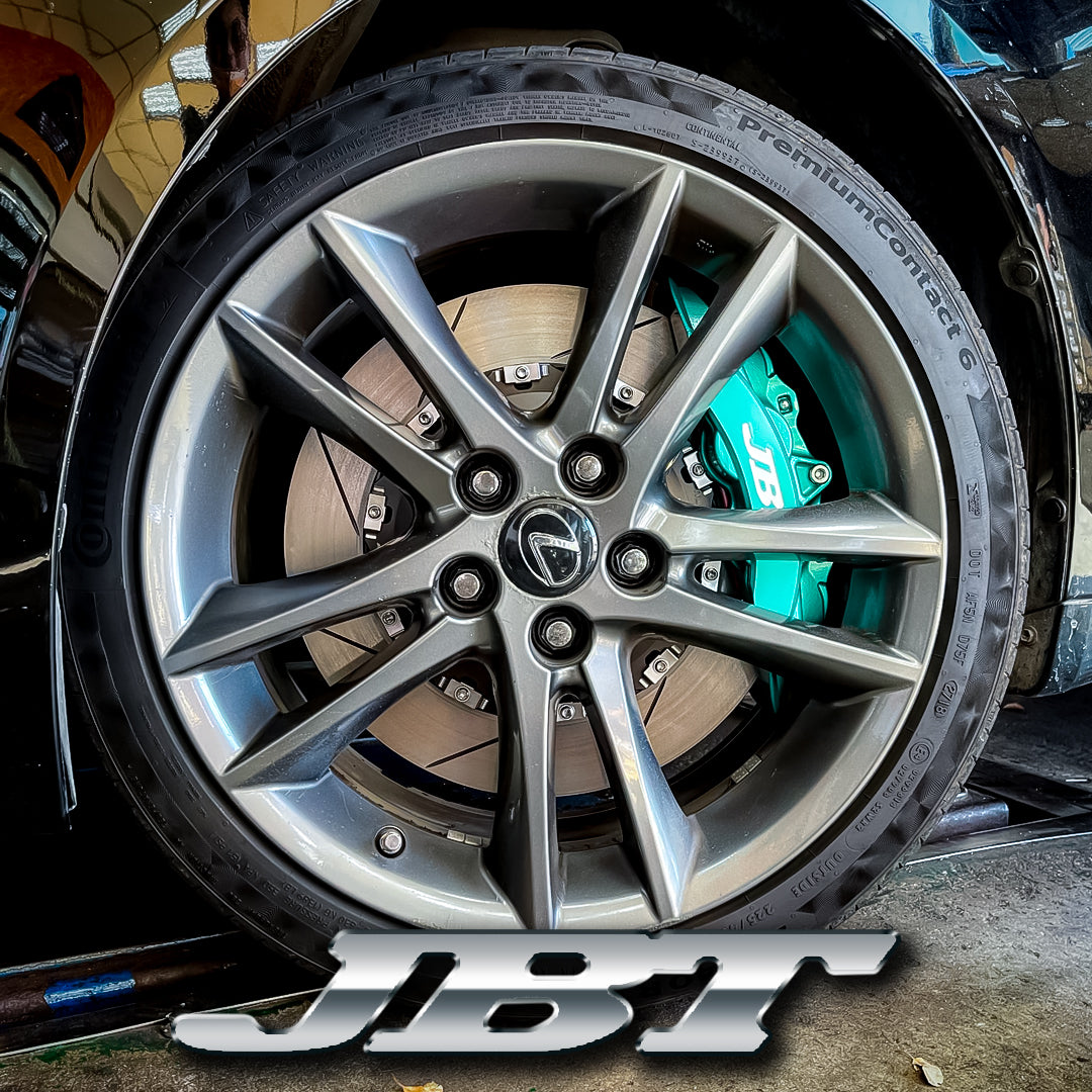 ■JBTブレーキキャリパー4POT（SP4P）+2ピース330mmスリットローター＋ブラケット＋パッド＋ブレーキホース：フロントフルセット：全11色