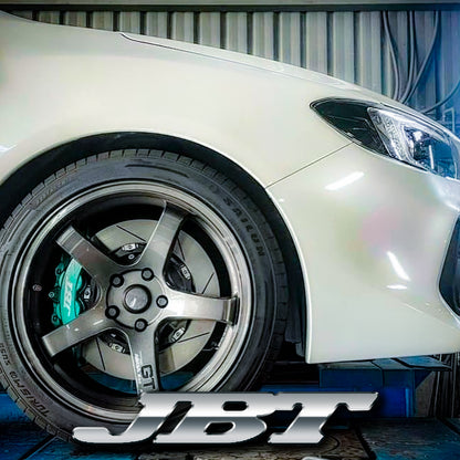 ■JBTブレーキキャリパー4POT（SP4P）+2ピース380mmスリットローター＋ブラケット＋パッド＋ブレーキホース：フロントフルセット：全11色