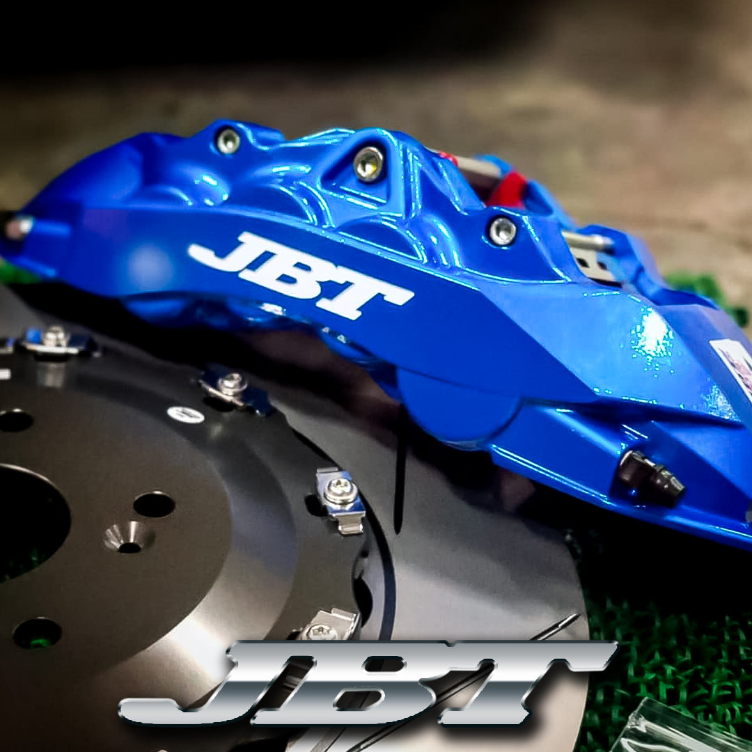■JBTブレーキキャリパー8POT（Z8）+2ピース380mmスリットローター＋ブラケット＋パッド＋ブレーキホース：フロントフルセット：全11色