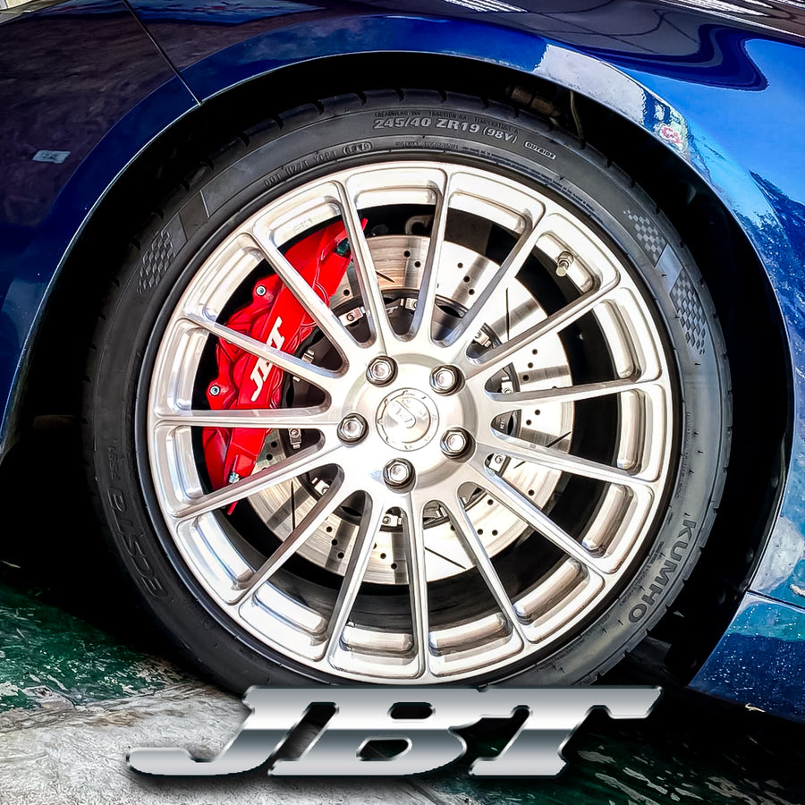 ■JBTブレーキキャリパー8POT（Z8）+2ピース380mmスリットローター＋ブラケット＋パッド＋ブレーキホース：フロントフルセット：全10色