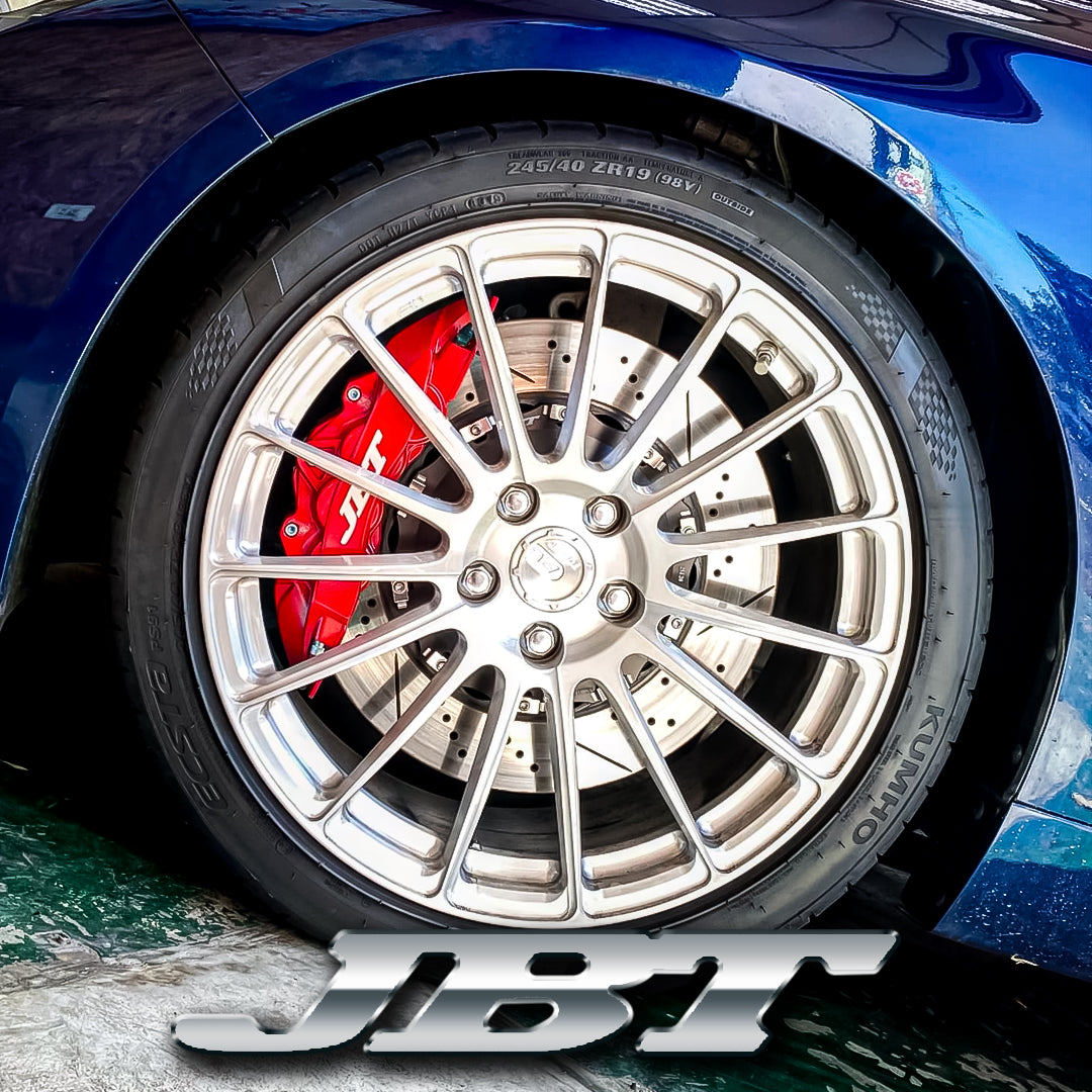 ■JBTブレーキキャリパー8POT（Z8）+2ピース400mmスリットローター＋ブラケット＋パッド＋ブレーキホース：フロントフルセット：全10色