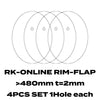 RK-ONLINE RIM-FLAP リムフラップ 4枚セット 2mm厚UVカットタイプ